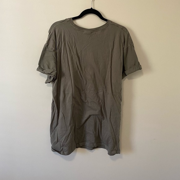 Army Green Oversized Tee - Picture 3 of 3